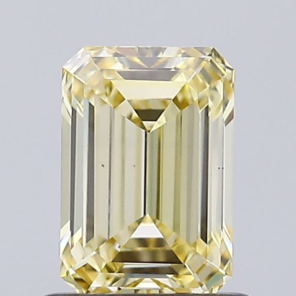 0.88 Carat Emerald Shaped, Ideal Cut, VS1 Clarity, IGI Certified Lab Grown Diamond