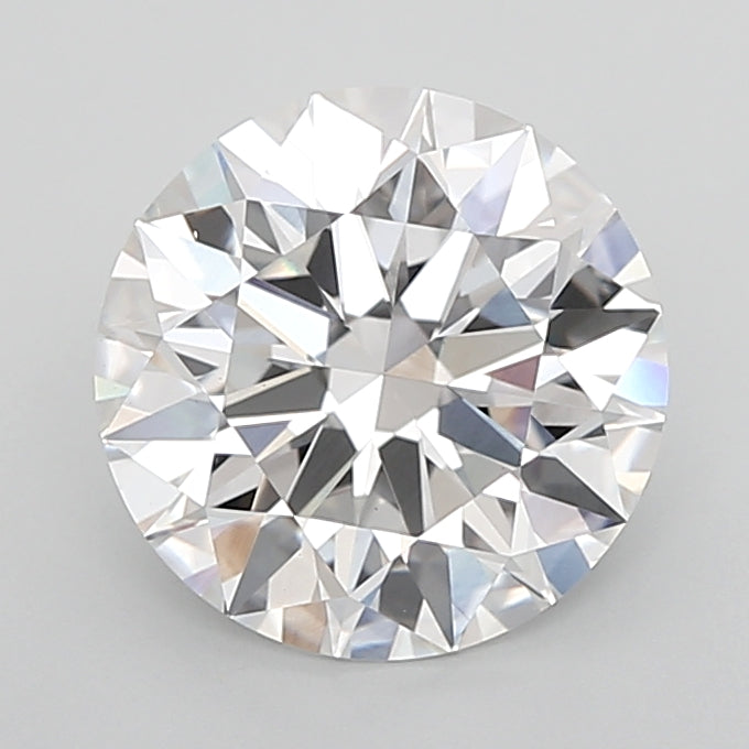 3.06 Carat Round Shaped, Ideal Cut, E Color, VS2 Clarity, IGI Certified Lab Grown Diamond