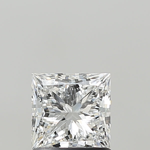 1.04 Carat Princess Shaped, Ideal Cut, E Color, VVS2 Clarity, IGI Certified Lab Grown Diamond