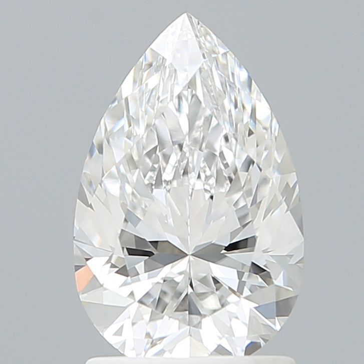 1.58 Carat Pear Shaped, Excellent Cut, E Color, VVS2 Clarity, IGI Certified Lab Grown Diamond