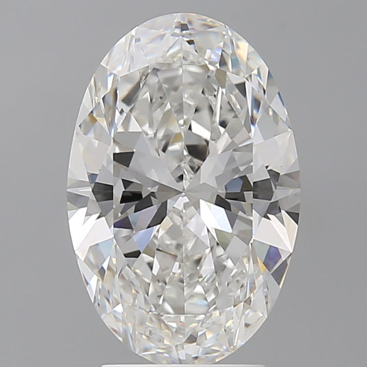 3.55 Carat Oval Shaped, Ideal Cut, E Color, VVS2 Clarity, IGI Certified Lab Grown Diamond