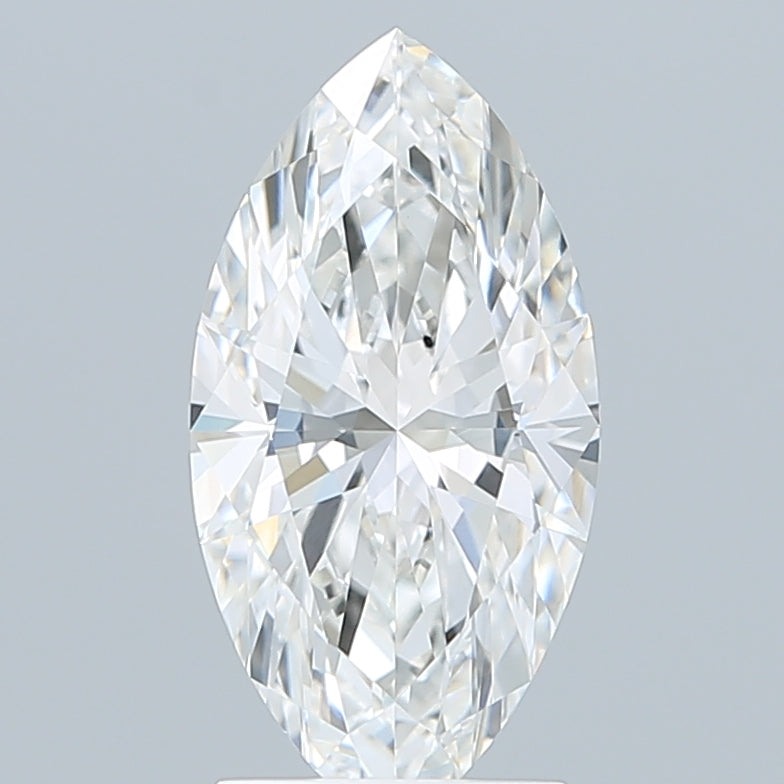 2.09 Carat Marquise Shaped, Ideal Cut, F Color, VVS2 Clarity, IGI Certified Lab Grown Diamond