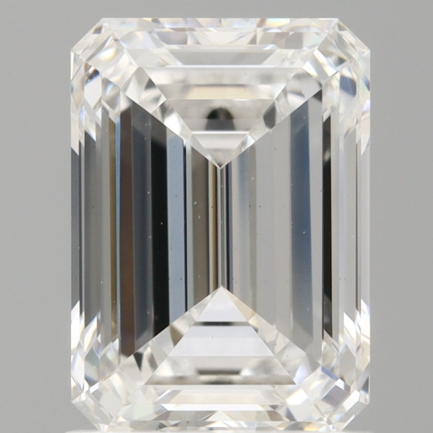 1.49 Carat Emerald Shaped, Ideal Cut, E Color, VS1 Clarity, IGI Certified Lab Grown Diamond
