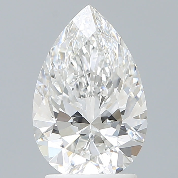 2.29 Carat Pear Shaped, Ideal Cut, E Color, VVS2 Clarity, IGI Certified Lab Grown Diamond