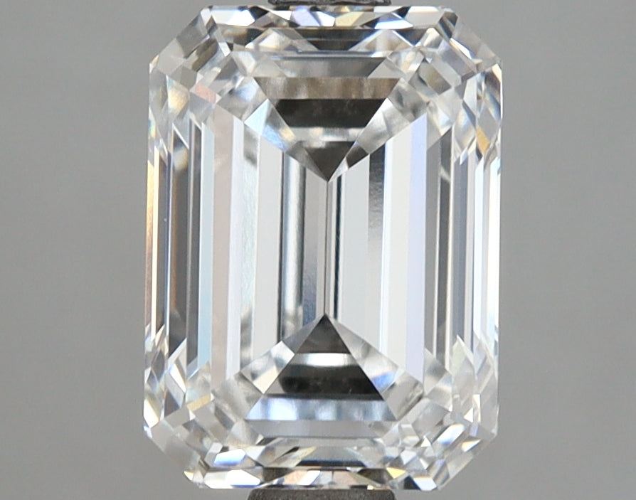 3.04 Carat Emerald Shaped, Ideal Cut, E Color, VVS1 Clarity, IGI Certified Lab Grown Diamond