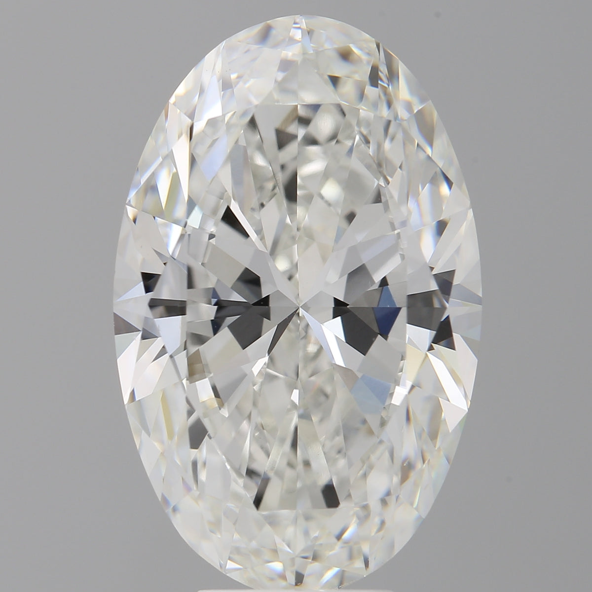 8.04 Carat Oval Shaped, Ideal Cut, F Color, VVS2 Clarity, IGI Certified Lab Grown Diamond