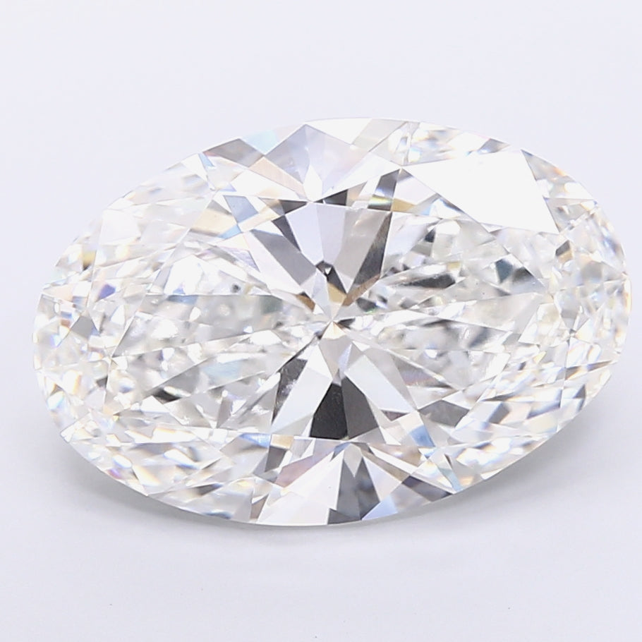 15.22 Carat Oval Shaped, Very Good Cut, E Color, VVS2 Clarity, IGI Certified Lab Grown Diamond