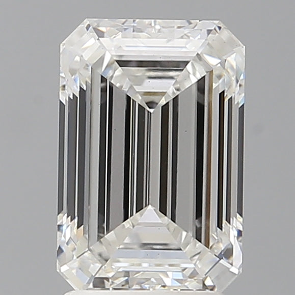 2.55 Carat Emerald Shaped, Ideal Cut, E Color, VS1 Clarity, IGI Certified Lab Grown Diamond