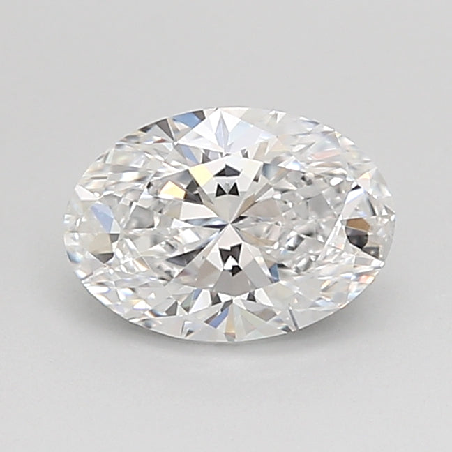 1.02 Carat Oval Shaped, Ideal Cut, D Color, VVS2 Clarity, IGI Certified Lab Grown Diamond