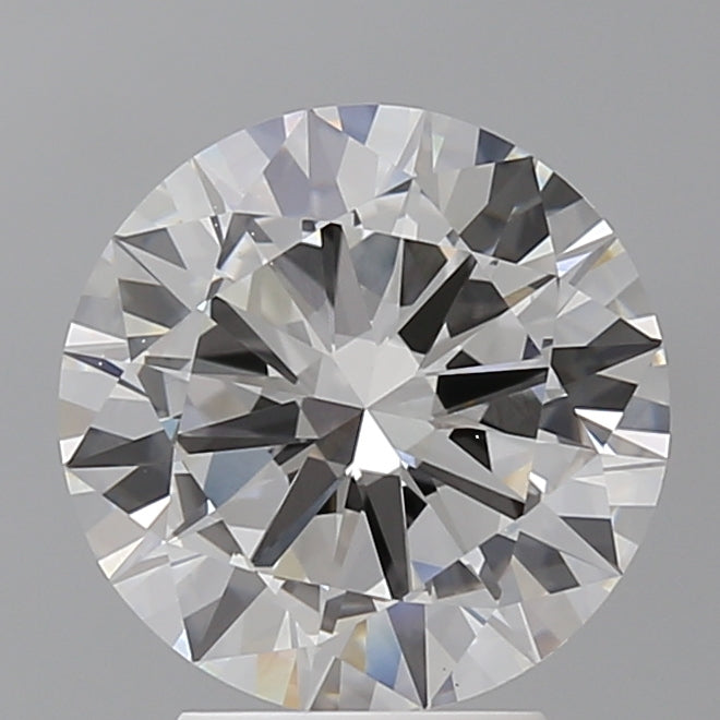 3.50 Carat Round Shaped, Excellent Cut, F Color, VS1 Clarity, IGI Certified Lab Grown Diamond