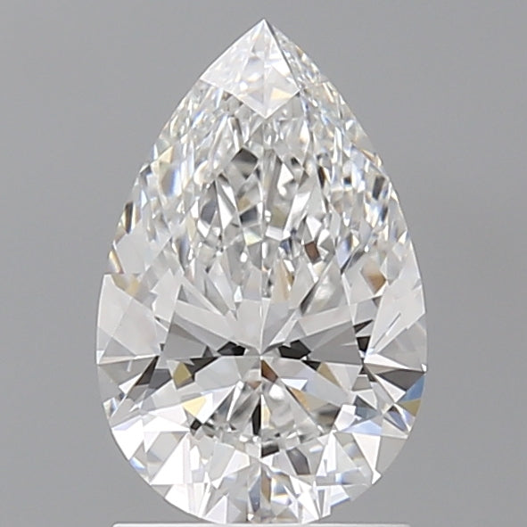 1.55 Carat Pear Shaped, Ideal Cut, E Color, VVS2 Clarity, IGI Certified Lab Grown Diamond