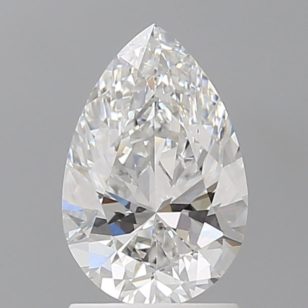 1.51 Carat Pear Shaped, Ideal Cut, D Color, VS1 Clarity, IGI Certified Lab Grown Diamond