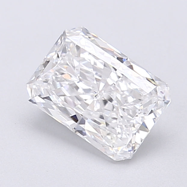 1.20 Carat Radiant Shaped, Very Good Cut, D Color, VVS2 Clarity, IGI Certified Lab Grown Diamond