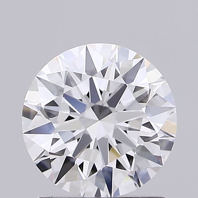 1.06 Carat Round Shaped, Ideal Cut, D Color, VVS2 Clarity, IGI Certified Lab Grown Diamond