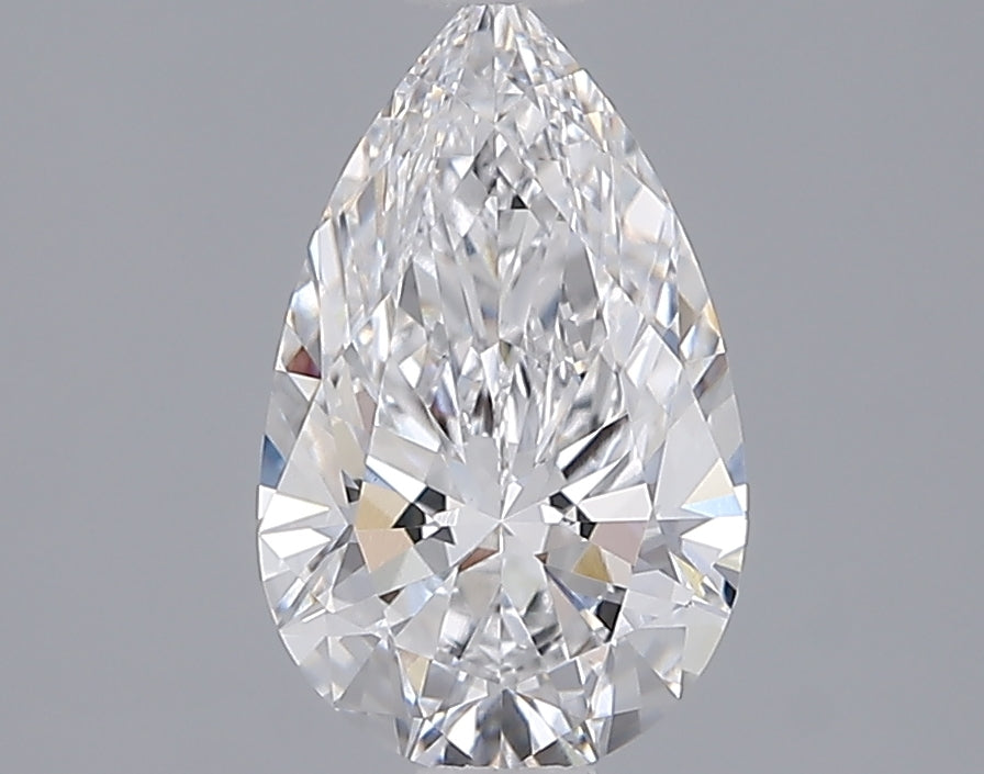 1.54 Carat Pear Shaped, Ideal Cut, D Color, VVS2 Clarity, IGI Certified Lab Grown Diamond