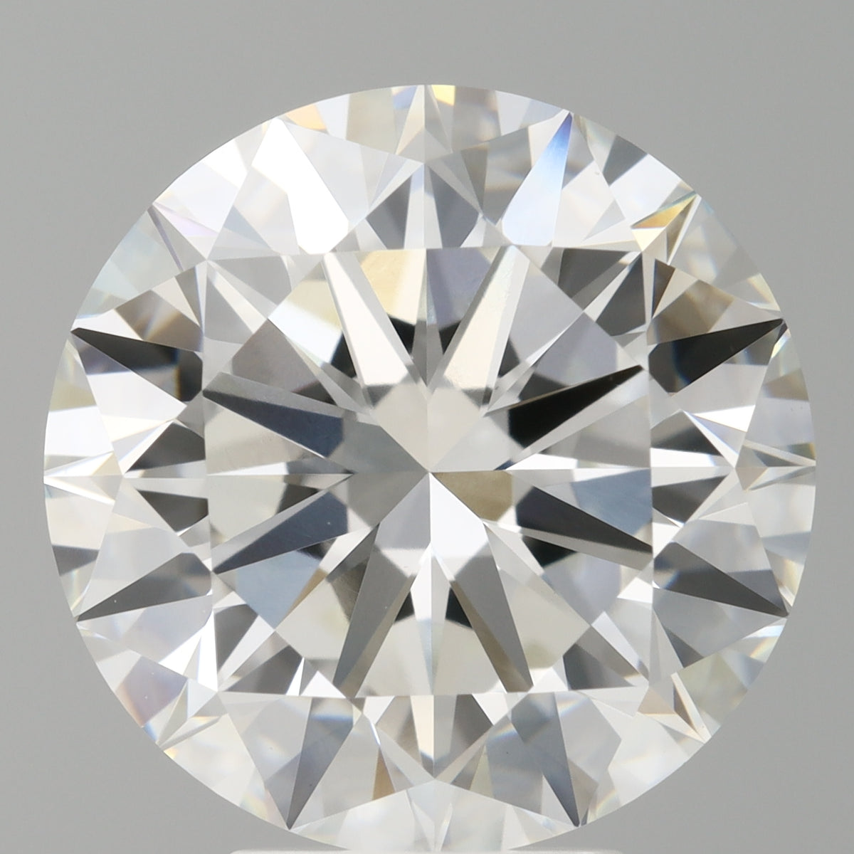 6.05 Carat Round Shaped, Excellent Cut, F Color, VVS2 Clarity, IGI Certified Lab Grown Diamond