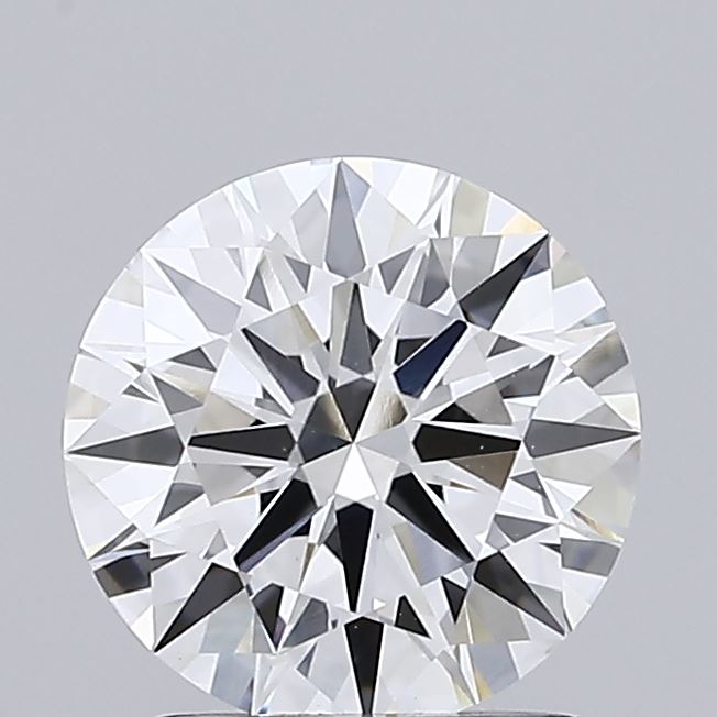 1.57 Carat Round Shaped, Ideal Cut, F Color, VVS2 Clarity, IGI Certified Lab Grown Diamond