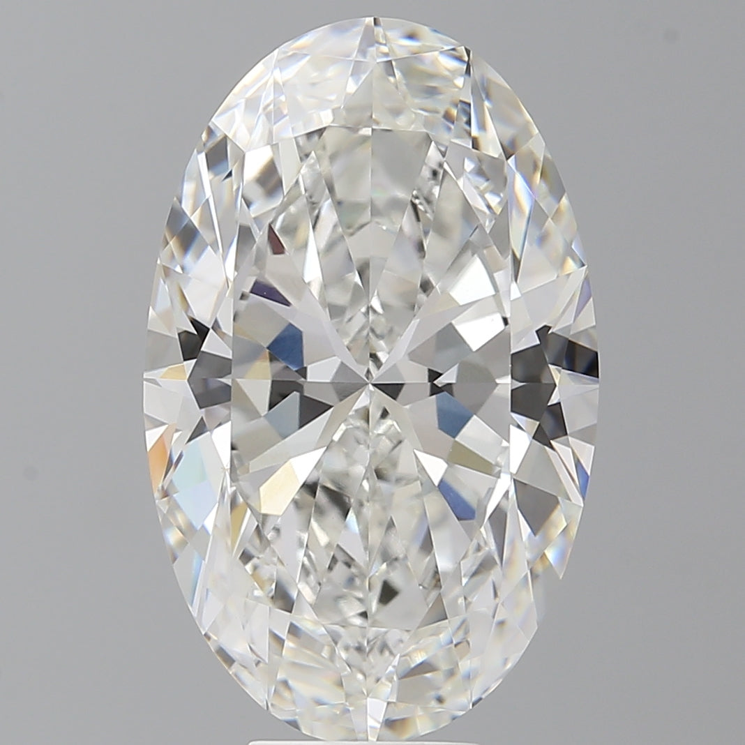 9.47 Carat Oval Shaped, Ideal Cut, F Color, VVS2 Clarity, IGI Certified Lab Grown Diamond