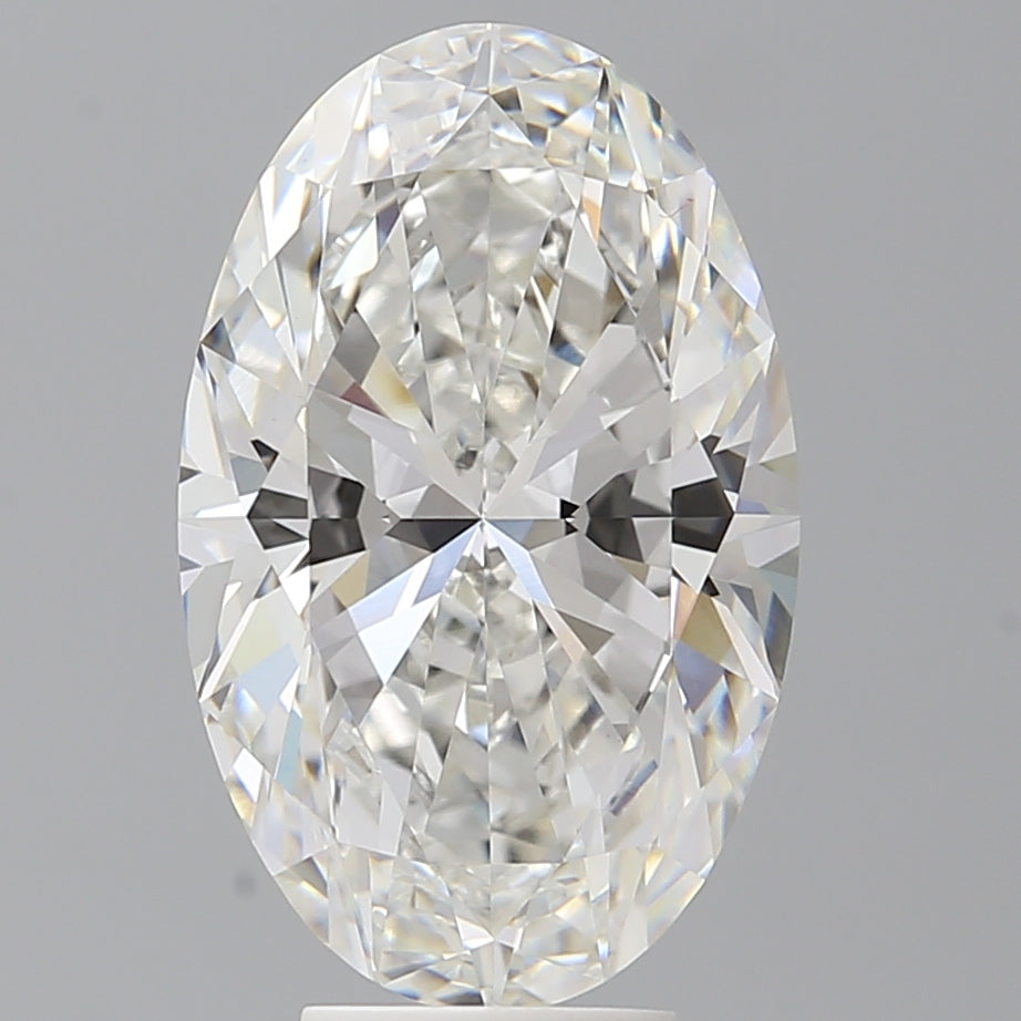 6.09 Carat Oval Shaped, Ideal Cut, F Color, VVS2 Clarity, IGI Certified Lab Grown Diamond
