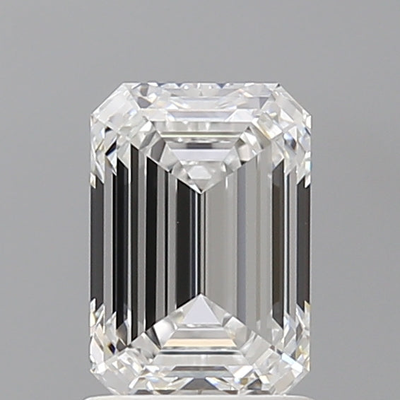 1.60 Carat Emerald Shaped, Ideal Cut, E Color, VVS2 Clarity, IGI Certified Lab Grown Diamond
