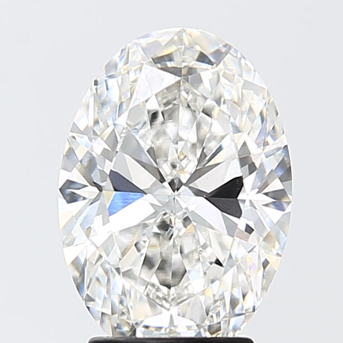 3.09 Carat Oval Shaped, Ideal Cut, F Color, VVS2 Clarity, IGI Certified Lab Grown Diamond