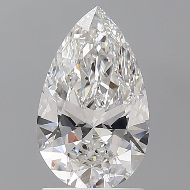 1.59 Carat Pear Shaped, Ideal Cut, E Color, VVS1 Clarity, IGI Certified Lab Grown Diamond