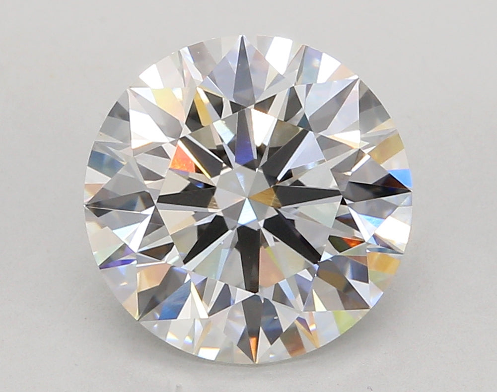 5.04 Carat Round Shaped, Ideal Cut, G Color, VVS2 Clarity, IGI Certified Lab Grown Diamond