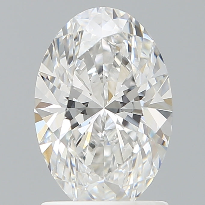 1.58 Carat Oval Shaped, Excellent Cut, E Color, VVS2 Clarity, IGI Certified Lab Grown Diamond