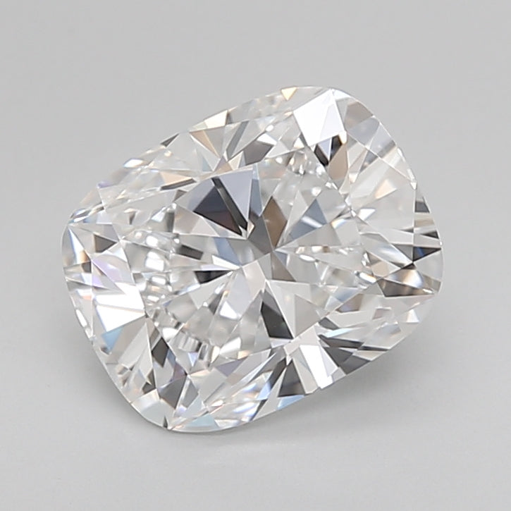 2.08 Carat Cushion Shaped, Ideal Cut, D Color, VVS1 Clarity, IGI Certified Lab Grown Diamond
