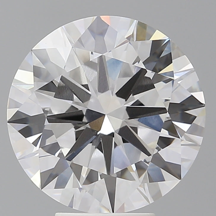 6.10 Carat Round Shaped, Excellent Cut, E Color, VVS2 Clarity, IGI Certified Lab Grown Diamond