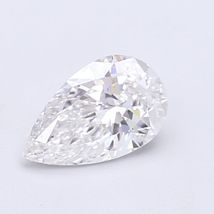 1.00 Carat Pear Shaped, Very Good Cut, D Color, VS2 Clarity, IGI Certified Lab Grown Diamond