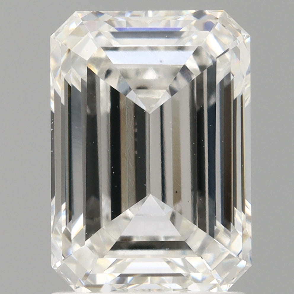 1.99 Carat Emerald Shaped, Ideal Cut, E Color, VS1 Clarity, IGI Certified Lab Grown Diamond