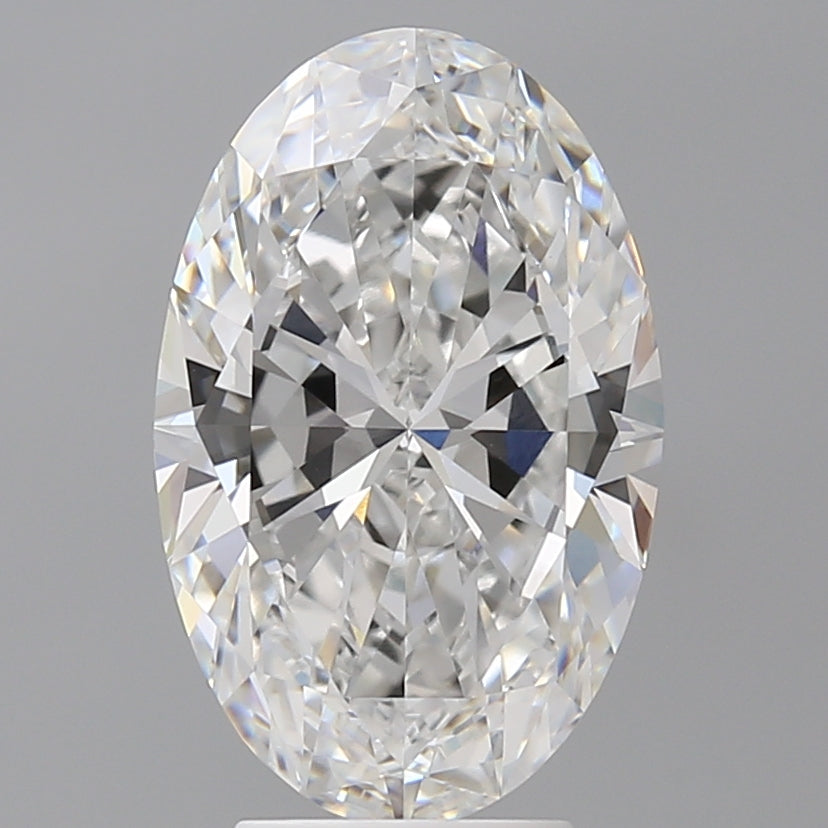 4.50 Carat Oval Shaped, Ideal Cut, E Color, VVS2 Clarity, IGI Certified Lab Grown Diamond