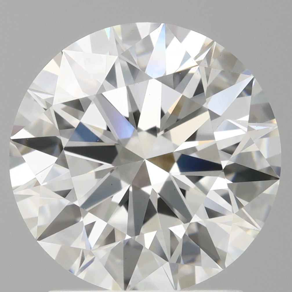 2.10 Carat Round Shaped, Ideal Cut, E Color, VVS2 Clarity, IGI Certified Lab Grown Diamond