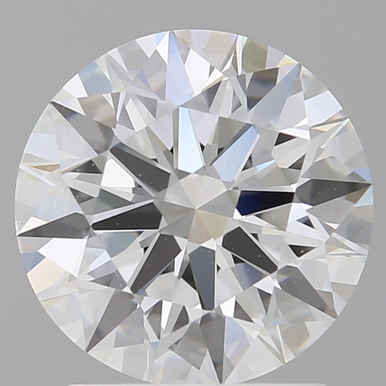 2.10 Carat Round Shaped, Ideal Cut, E Color, VVS2 Clarity, IGI Certified Lab Grown Diamond