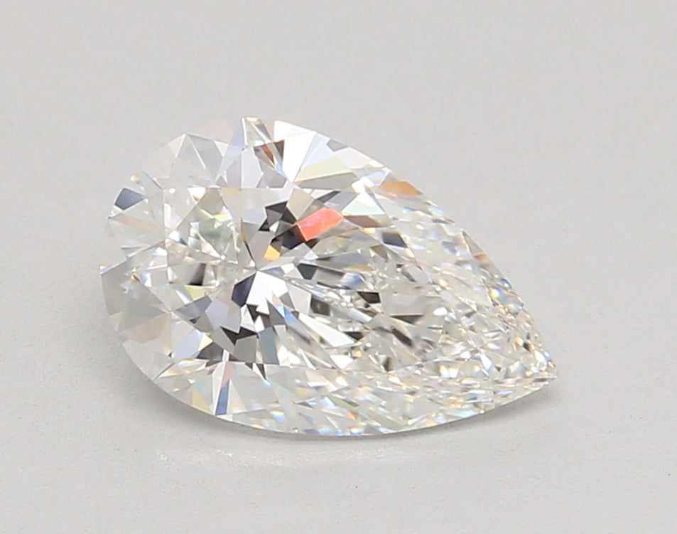 2.05 Carat Pear Shaped, Ideal Cut, F Color, VVS1 Clarity, IGI Certified Lab Grown Diamond