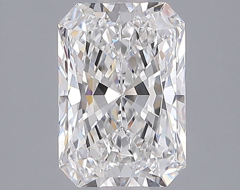 2.04 Carat Radiant Shaped, Ideal Cut, E Color, VVS1 Clarity, IGI Certified Lab Grown Diamond