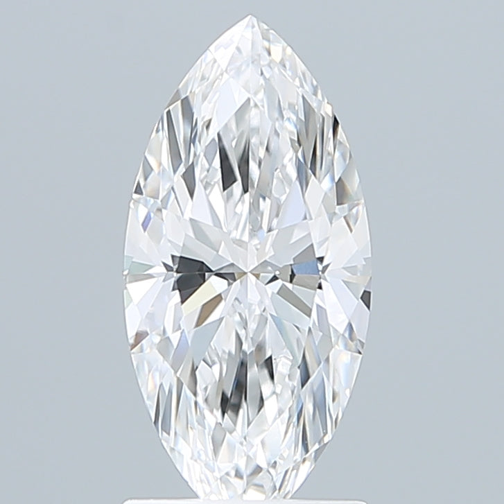 1.54 Carat Marquise Shaped, Ideal Cut, D Color, VVS2 Clarity, IGI Certified Lab Grown Diamond