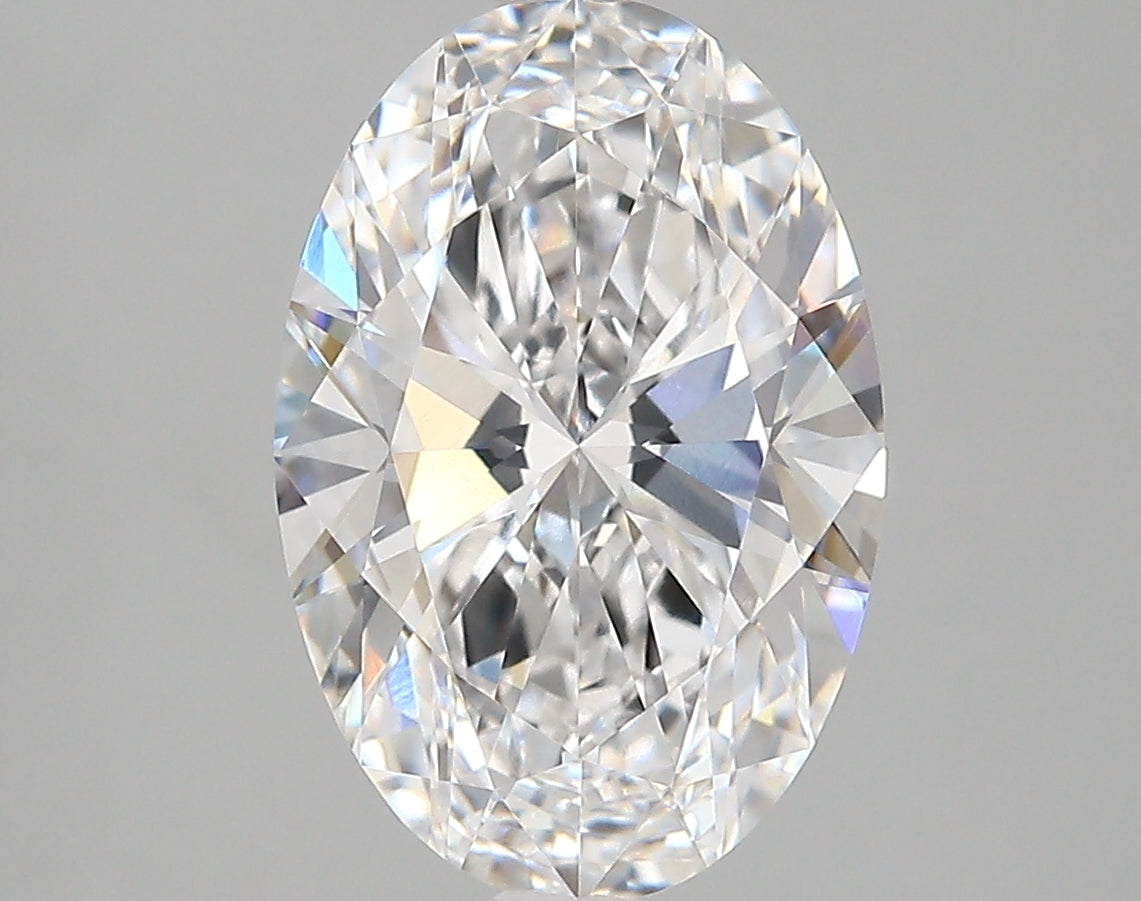 4.01 Carat Oval Shaped, Very Good Cut, D Color, VVS1 Clarity, IGI Certified Lab Grown Diamond
