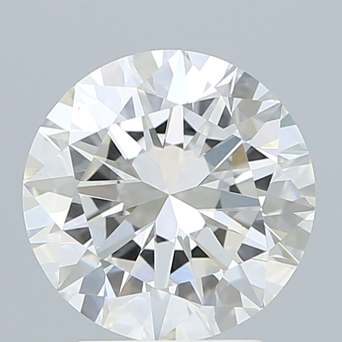 3.09 Carat Round Shaped, Excellent Cut, F Color, VS1 Clarity, IGI Certified Lab Grown Diamond