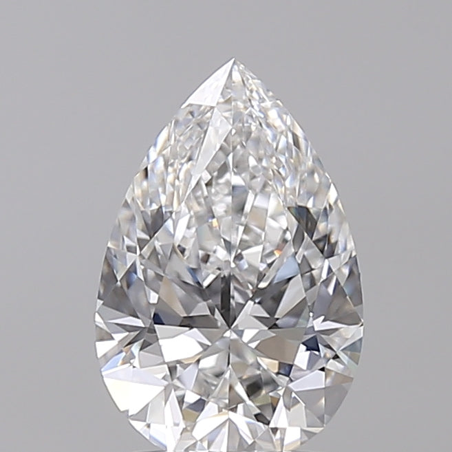 1.52 Carat Pear Shaped, Ideal Cut, D Color, VVS2 Clarity, IGI Certified Lab Grown Diamond