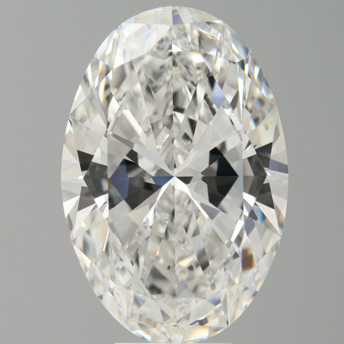 8.09 Carat Oval Shaped, Ideal Cut, F Color, VVS2 Clarity, IGI Certified Lab Grown Diamond