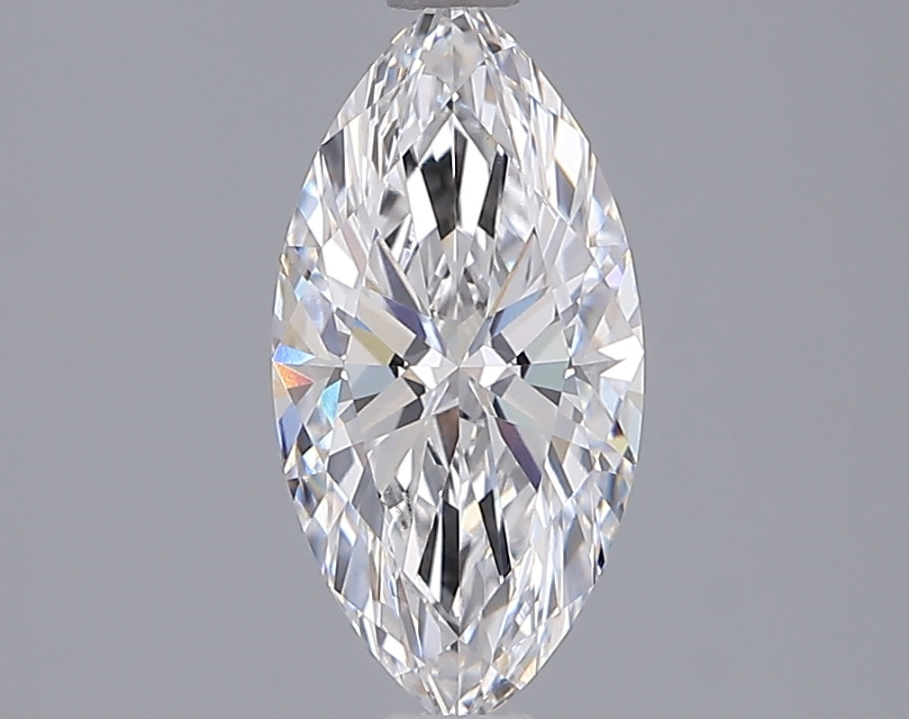 1.53 Carat Marquise Shaped, Ideal Cut, D Color, VVS2 Clarity, IGI Certified Lab Grown Diamond