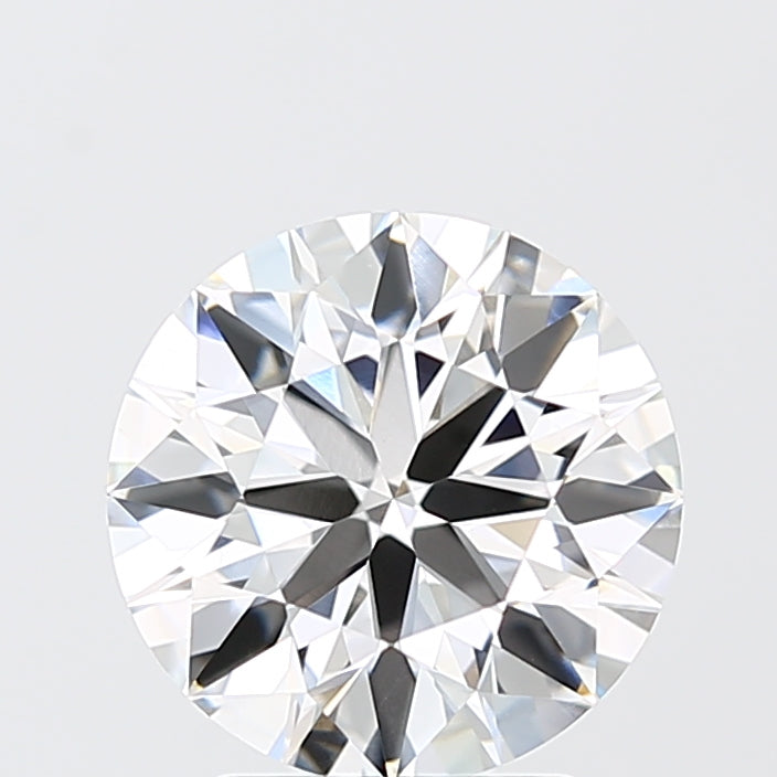 3.00 Carat Round Shaped, Excellent Cut, E Color, VVS2 Clarity, IGI Certified Lab Grown Diamond