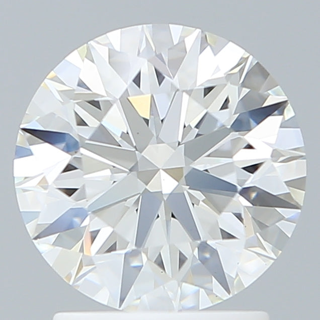 2.06 Carat Round Shaped, Excellent Cut, G Color, VVS2 Clarity, IGI Certified Lab Grown Diamond
