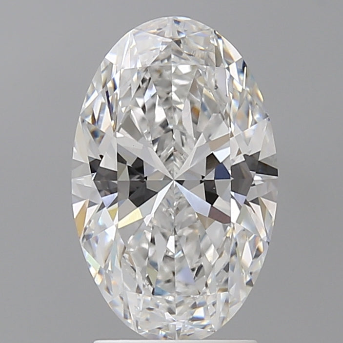 2.58 Carat Oval Shaped, Ideal Cut, E Color, VVS2 Clarity, IGI Certified Lab Grown Diamond