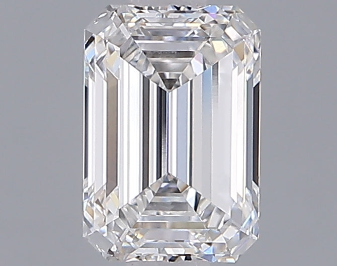 1.28 Carat Emerald Shaped, Ideal Cut, D Color, VVS2 Clarity, IGI Certified Lab Grown Diamond