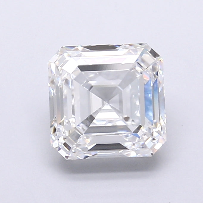 2.53 Carat Asscher Shaped, Very Good Cut, D Color, VVS1 Clarity, IGI Certified Lab Grown Diamond