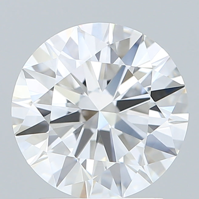 2.17 Carat Round Shaped, Ideal Cut, D Color, VVS2 Clarity, IGI Certified Lab Grown Diamond