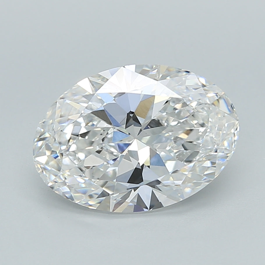 2.42 Carat Oval Shaped, Excellent Cut, E Color, VVS2 Clarity, IGI Certified Lab Grown Diamond